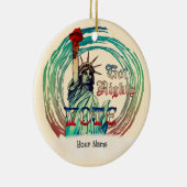 自由の得女神 セラミックオーナメント (右)