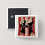 自由の息子はボタンを拘束します 缶バッジ (正面&裏面)