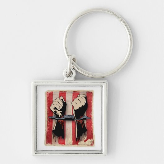 自由の息子はkeychainを拘束します キーホルダー (正面)