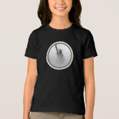 自由の愛国心の像 トライブレンドＴシャツ (正面)