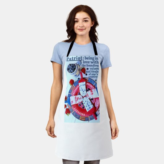 自由の愛国者 エプロン (着用した状態)