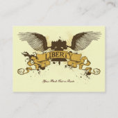 自由の投票者のLibertasカード 名刺 (裏面)