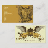 自由の投票者のLibertasカード 名刺 (正面/裏面)