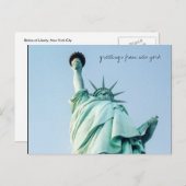 自由の挨拶 ポストカード (正面/裏面)