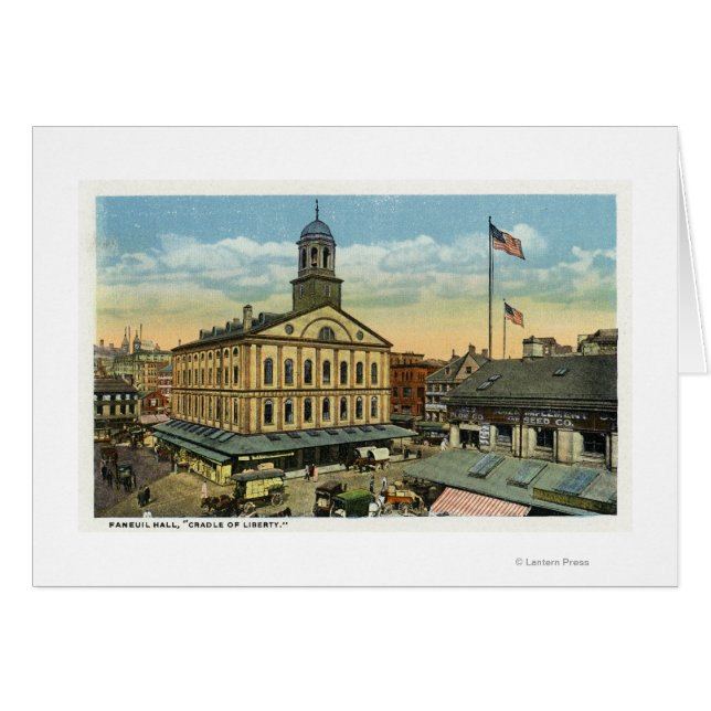 自由の揺りかごから見るファヌイルホールビュー (正面横)