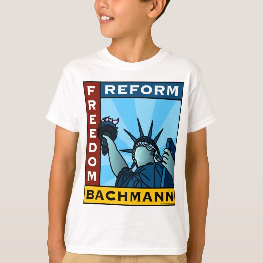 自由の改良の自由Bachmann Tシャツ (正面)
