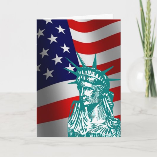 自由の新しいアメリカの市民カード カード (正面)