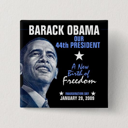 自由の新生 缶バッジ (正面)