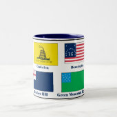 自由の旗 ツートーンマグカップ (中央)