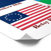 自由の旗 ポスター (角)