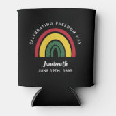 自由の日ジュンティーン1865年 レインボー 缶クーラー (正面)