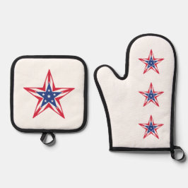 自由の星 鍋つかみ&鍋敷きセット