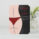 自由の最後の夜の独身パーティー 招待状 (スタンド正面)