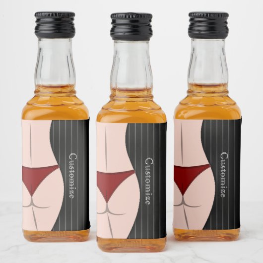 自由の最後の夜 独身パーティー リキュールボトルラベル (ボトル)