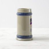 自由の木のステイングラスマグ ビールジョッキ (中央)