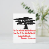 自由の木は時を移して新しくしなければならない ポストカード (スタンド正面)