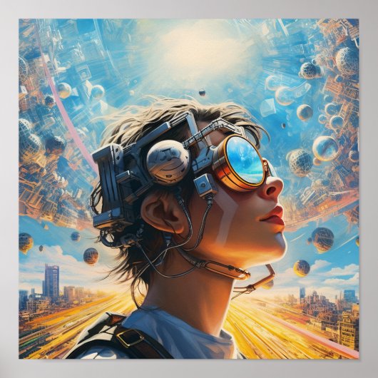 自由の本質:世界の鮮やかポスター ポスター (正面)