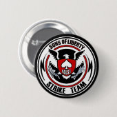 自由の殴打Pinの息子 缶バッジ (正面&裏面)