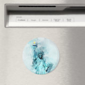 自由の水彩像 マグネット (インサイチュ (食洗機))