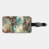 自由の流れる荷物のラベル ラゲッジタグ (裏面横)