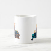 自由の炎が夜を照らす コーヒーマグカップ (中央)