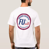 自由の無制限 Tシャツ (裏面)