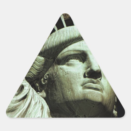 自由の状態 三角形シール (正面)