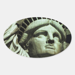 自由の状態 楕円形シール