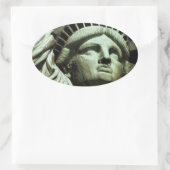 自由の状態 楕円形シール (バッグ)