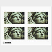 自由の状態 長方形シール (シート)