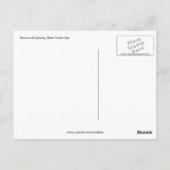 自由の王冠を探す ポストカード (裏面)