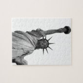 自由の白黒の像 ジグソーパズル (横)