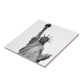 自由の白黒の像 タイル (側面)