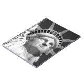 自由の白黒の像 ノートブック (左側)