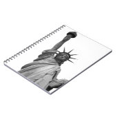 自由の白黒の像 ノートブック (左側)