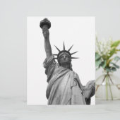 自由の白黒の像 レターヘッド (スタンド正面)