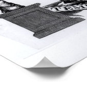 自由の神殿， 1834 ポスター (角)