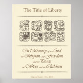 自由の称号 ポスター (正面)