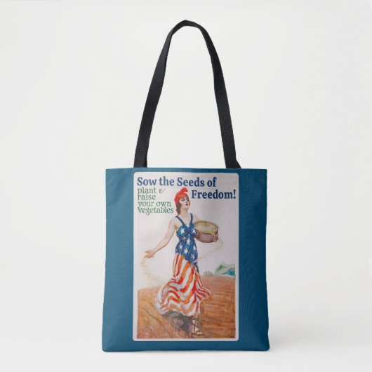 自由の種をまきなさい！トート トートバッグ (正面)
