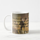 自由の筆跡 コーヒーマグカップ (左)