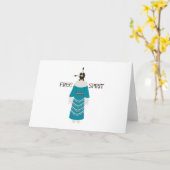 自由の精神 カード (黄色い花)