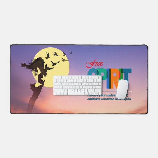自由の精神 | デスクマット (キーボード&マウス)