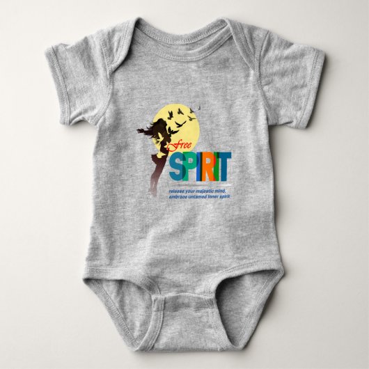 自由の精神 | ベビーボディスーツ (正面)