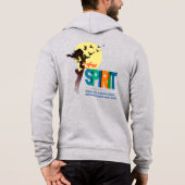 自由の精神 |メンズフルジップ パーカ (裏面)