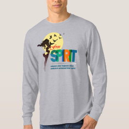 自由の精神 |メンズ長袖 Tシャツ