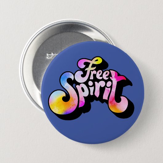 自由の精神 缶バッジ (正面&裏面)