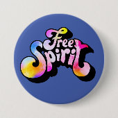 自由の精神 缶バッジ (正面)