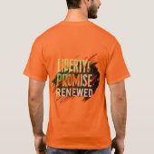 自由の約束が更新された – 自由への賛辞 –  Tシャツ (裏面)
