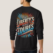 自由の約束が果たす スウェットシャツ (裏面)