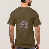 自由の約束が果たす Tシャツ (裏面)